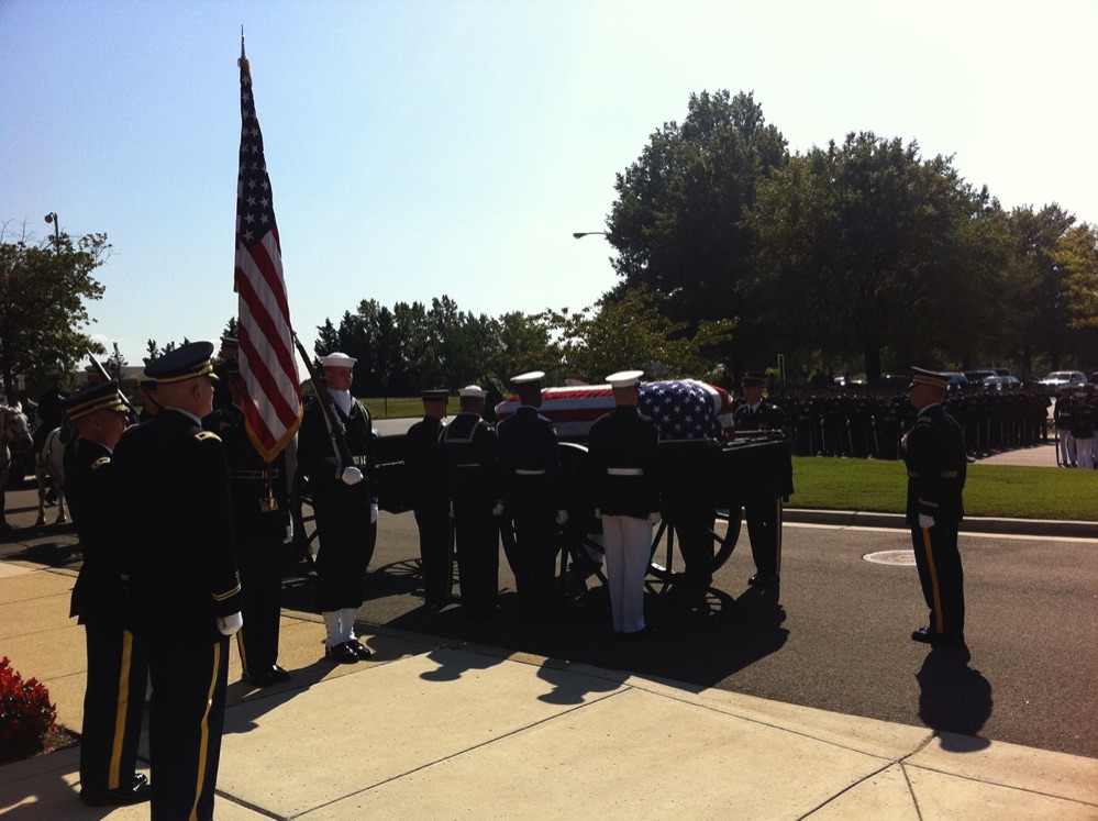Gen. John Shalikashvili funeral photo by Andrew Marble